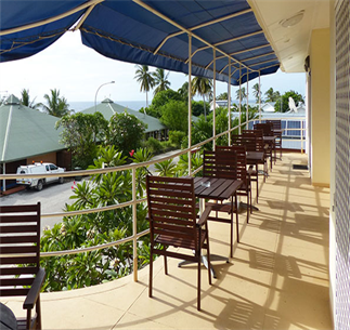 Enjoy views of the ocean from a Superior Room balcony